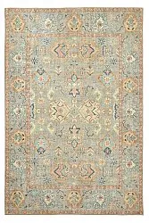 Alfombra de tejido plano - Amena (azul)
