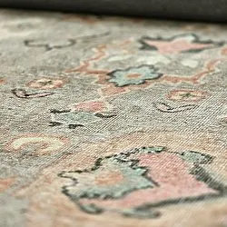 Alfombra de tejido plano - Amena (azul)