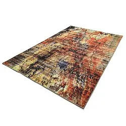 Alfombra de tejido plano - Bechar (rojo/multicolor)