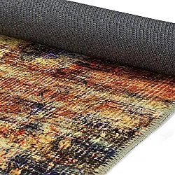 Alfombra de tejido plano - Bechar (rojo/multicolor)