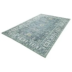 Alfombra de tejido plano - Benaluna (azul/verde)