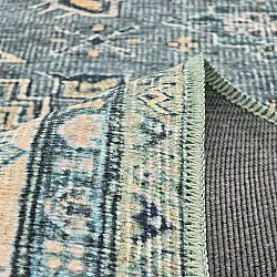 Alfombra de tejido plano - Benaluna (azul/verde)