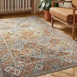 Alfombra de tejido plano - Berelina (beige/multicolor)