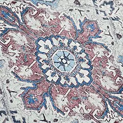 Alfombra de tejido plano - Birjand (azul)