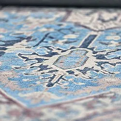 Alfombra de tejido plano - Birjand (azul)
