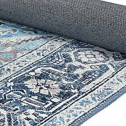 Alfombra de tejido plano - Birjand (azul)