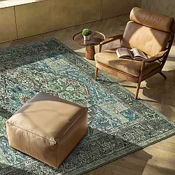 Alfombra de tejido plano - Birjand (verde)