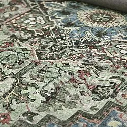 Alfombra de tejido plano - Birjand (verde)