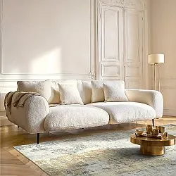 Alfombra de tejido plano - Comino (beige/multicolor)