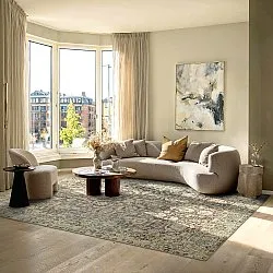 Alfombra de tejido plano - Delvar (beige)