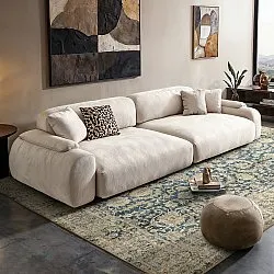 Alfombra de tejido plano - Delvar (azul)