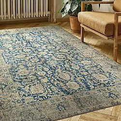 Alfombra de tejido plano - Delvar (azul)