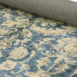 Alfombra de tejido plano - Delvar (azul)