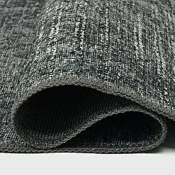 Alfombra de tejido plano - Elarion (negro)
