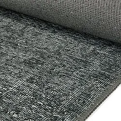 Alfombra de tejido plano - Elarion (negro)