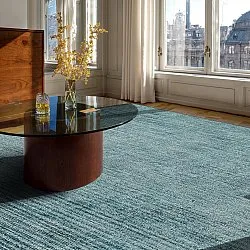 Alfombra de tejido plano - Elarion (azul)