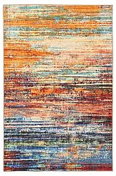 Alfombra de tejido plano - Kazea (naranja/multi)