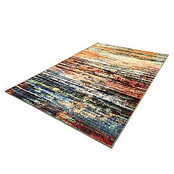 Alfombra de tejido plano - Kazea (naranja/multi)