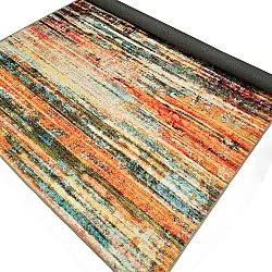 Alfombra de tejido plano - Kazea (naranja/multi)