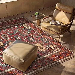 Alfombra de tejido plano - Khalamir (rojo)