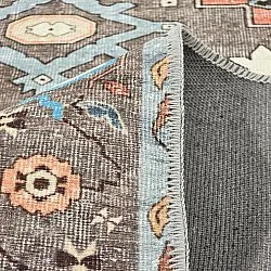Alfombra de tejido plano - Kordava (gris/rojo)
