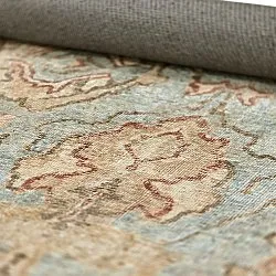 Alfombra de tejido plano - Layla (azul claro)