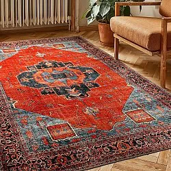 Alfombra de tejido plano - Mandalay (rojo)