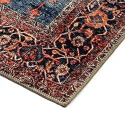 Alfombra de tejido plano - Mandalay (rojo)