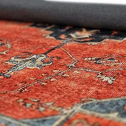 Alfombra de tejido plano - Mandalay (rojo)