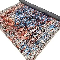 Alfombra de tejido plano - Mardin (rojo/azul)