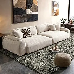 Alfombra de tejido plano - Meralis (negro)