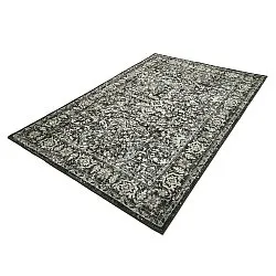 Alfombra de tejido plano - Meralis (negro)