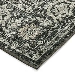 Alfombra de tejido plano - Meralis (negro)