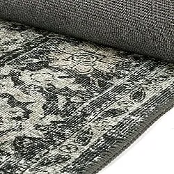 Alfombra de tejido plano - Meralis (negro)