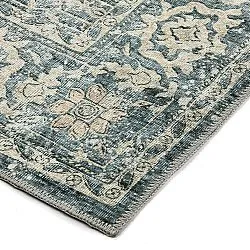 Alfombra de tejido plano - Meralis (azul)