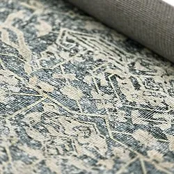 Alfombra de tejido plano - Meralis (azul)
