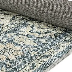 Alfombra de tejido plano - Meralis (azul)