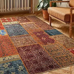 Alfombra de tejido plano - Myrina (rojo/multicolor)