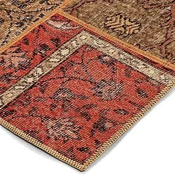 Alfombra de tejido plano - Myrina (rojo/multicolor)