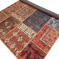 Alfombra de tejido plano - Myrina (rojo/multicolor)