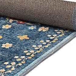 Alfombra de tejido plano - Nabilar (azul)