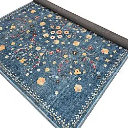 Alfombra de tejido plano - Nabilar (azul)