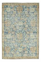 Alfombra de tejido plano - Noura (azul)