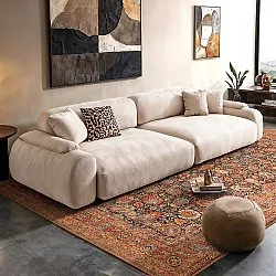 Alfombra de tejido plano - Selamira (azul/multicolor)