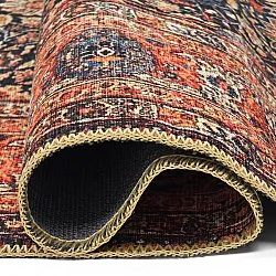 Alfombra de tejido plano - Selamira (azul/multicolor)