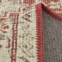 Alfombra de tejido plano - Zuleina (rojo)