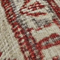 Alfombra de tejido plano - Zuleina (rojo)