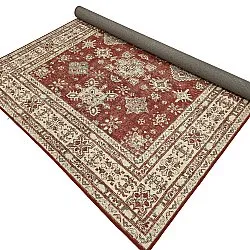Alfombra de tejido plano - Zuleina (rojo)