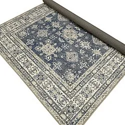Alfombra de tejido plano - Zuleina (gris oscuro)