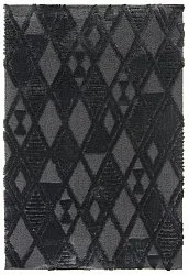 Alfombras de pelo largo - Rostock (negro)